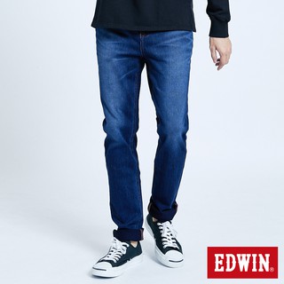 EDWIN 迦績 EJ2棉感小直筒牛仔褲(酵洗藍)-男款