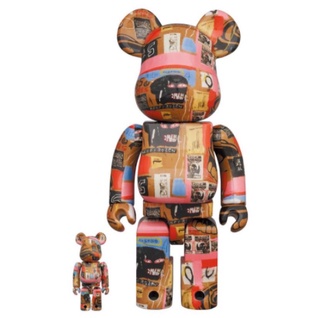 BE@RBRICK Andy Warhol Basquiat #2 400% 100% 巴安2代