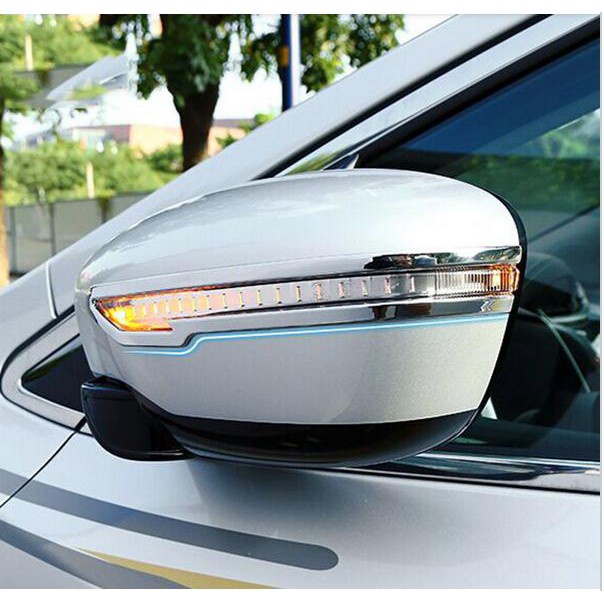 🌸台灣現貨🌸適用於2015-2019年Nissan Qashqai X-Trail專用後照鏡蓋ABS鍍鉻飾條 倒車鏡