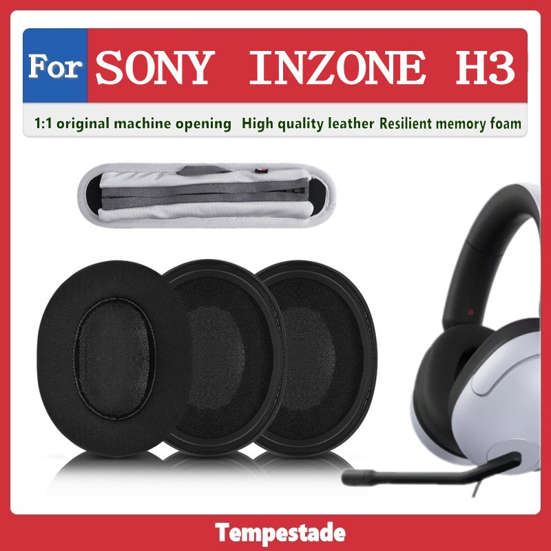 適用於 SONY INZONE H3 耳罩 耳機套 耳機罩 頭戴式耳機保護套 替換耳罩 耳墊