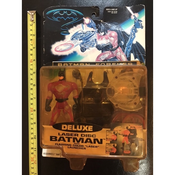 絕版 稀有 1995.Kenner 蝙蝠俠 BATMAN FOREVER LASER DISC