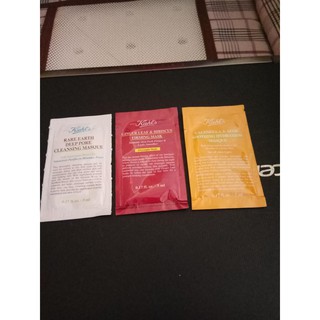 2026/2 (全新) Kiehl's 契爾氏-亞馬遜白泥淨緻毛孔面膜/金盞花蘆薈精華保濕凍膜/超緊緻亮採舒芙蕾面膜