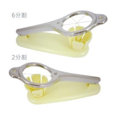 【大正餐具批發】日本製 花型切蛋器 立式切蛋器 2分割/6分割 切蛋神器 水煮蛋切片器