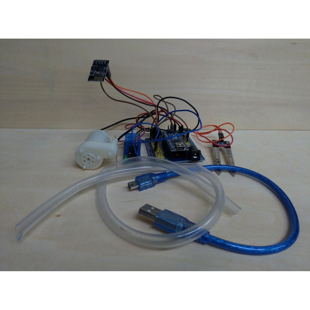 【3dg】arduino+esp8266自動澆花澆水 上傳雲端紀錄 DIY套件 水泵 土壤濕度檢測【含稅開發票】