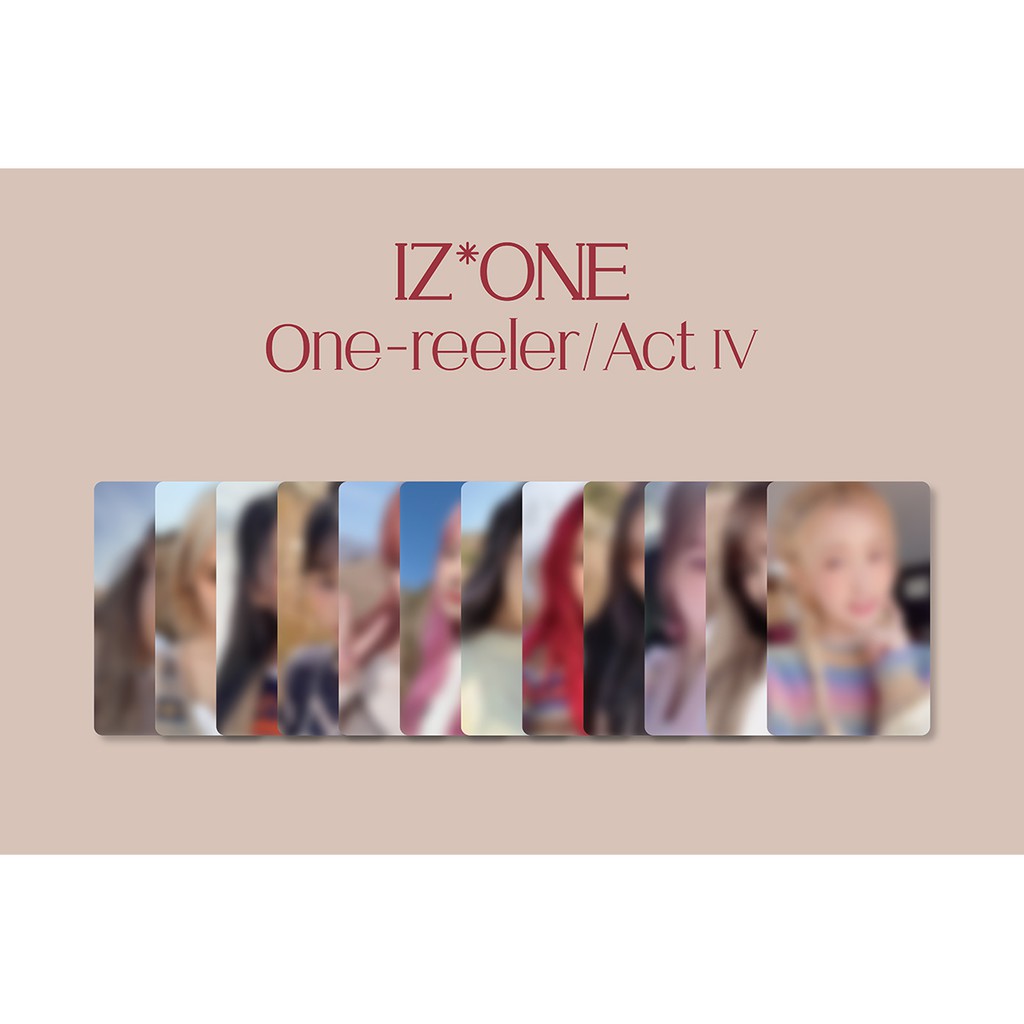 （含MAKESTAR簽售卡/超取付）代購 IZ*ONE 官方One-Reeler/ACT IV 專輯 IZONE