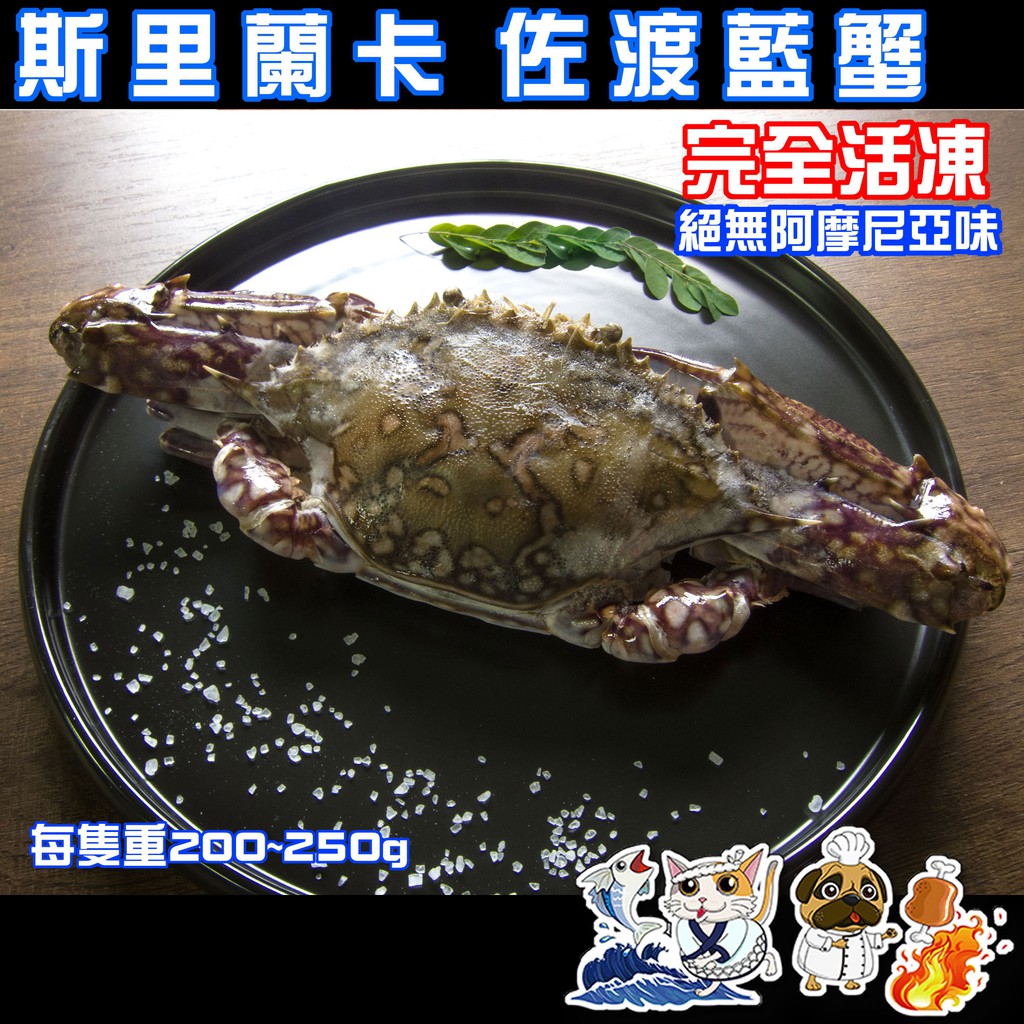 阿妙阿旺 斯里蘭卡佐渡花蟹 公 0 250g 慶開幕 滿1800免運 藍蟹 花蟹 佐渡藍蟹 螃蟹 海鮮 火鍋 蝦皮購物