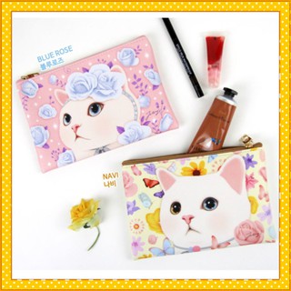 [現貨] ✨韓國Jetoy甜蜜貓化妝包✨ 貓咪 萌貓 化妝包 收納包 零錢包 護照包 萬用小包 手拿包