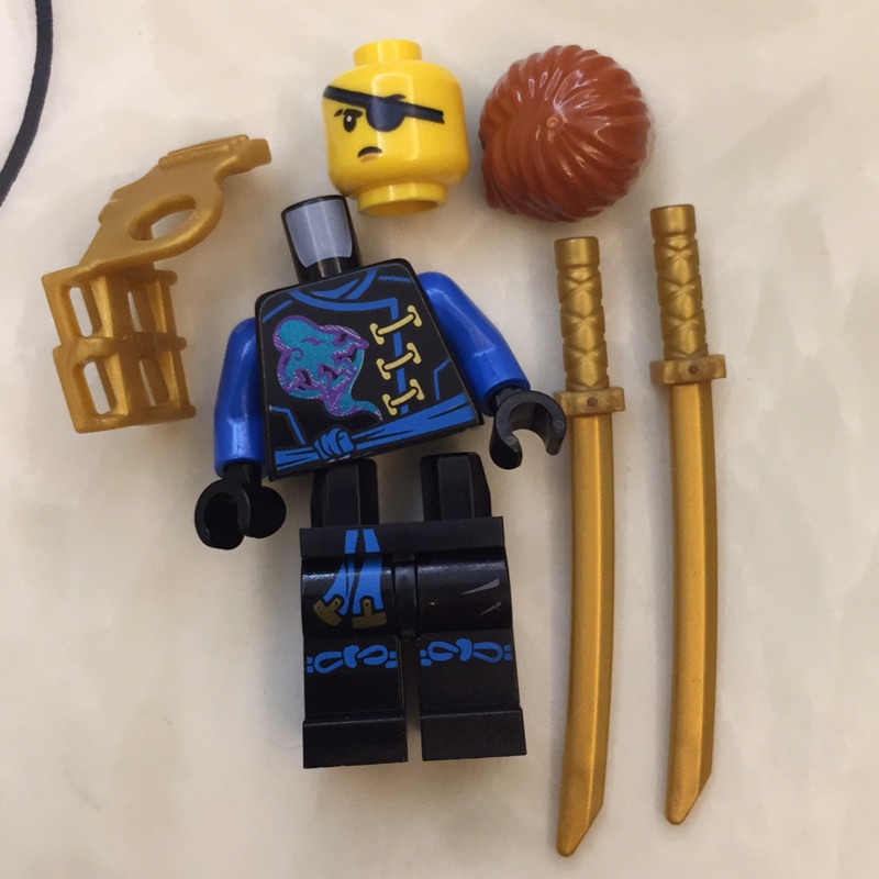 Lego 70605 ninjago 藍忍者 阿光 人偶拆售 全新未組 附圖中武器配備
