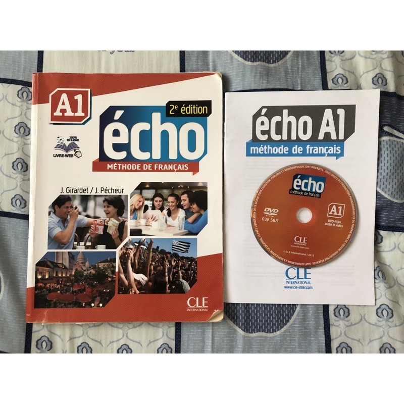 Echo (A1) - Livre De L'eleve+Dvd-rom+Livre-web 課本+DVD (第二版)