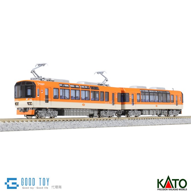 KATO 10-1472 電車 叡山電鐵 900系 Kirara (楓葉橙)