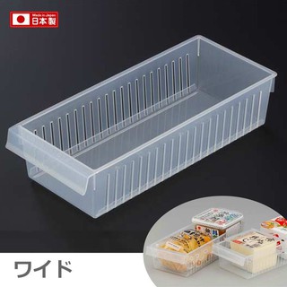 日本製 INOMATA 原廠公司貨 保證正品 廚房收納盒 冰箱收納盒 盒裝型收納籃 透明收納盒 櫥櫃收納 空氣迴流收納籃