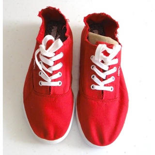 PUMA 正品 紅色 帆布鞋 平底鞋 休閒鞋 US 7 sportLifestyle 女鞋