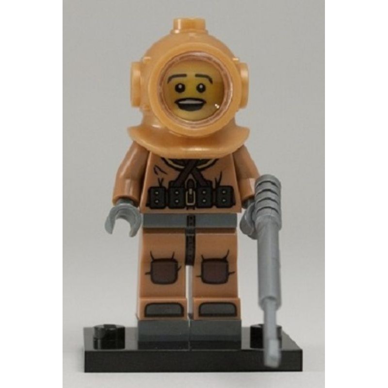 Lego 樂高 8833 Diver  Series 8 潛水員 (含底座)