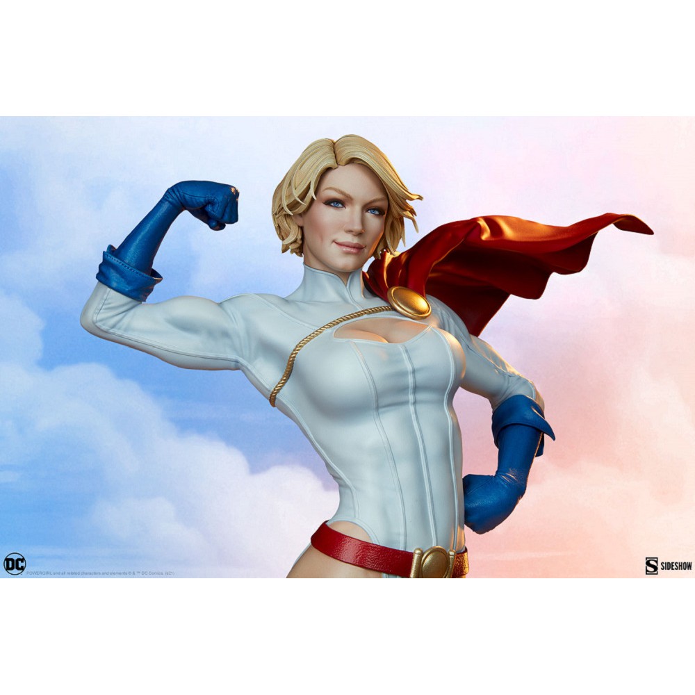 【撒旦玩具 SatanToys】預購 SIDESHOW DC 【超能女孩】第二地球 女超人 雕像 Power Girl
