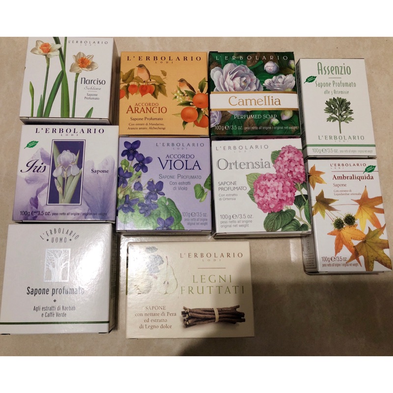 蕾莉歐植物皂時計花 鳶尾花 生命之樹 橙香柑橘 香堇花 果木 山茶花 繡球花 苦艾 楓香 蝦皮購物