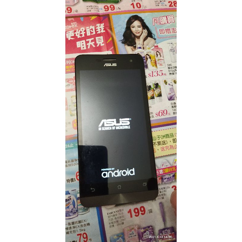 ASUS ZenFone 5 T00F 零件機 有圖形鎖