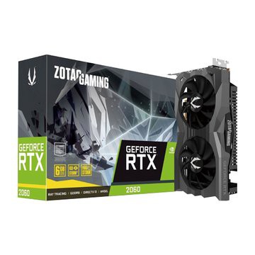 (客定)ZOTAC 索泰 RTX2060-6G 雙風扇顯示卡