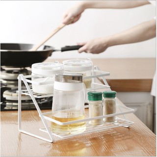 【小豬生活館】(臺灣現貨)廚房調料架 置物架油鹽醬醋收納 家用調味瓶置物架 調味罐佐料收納架