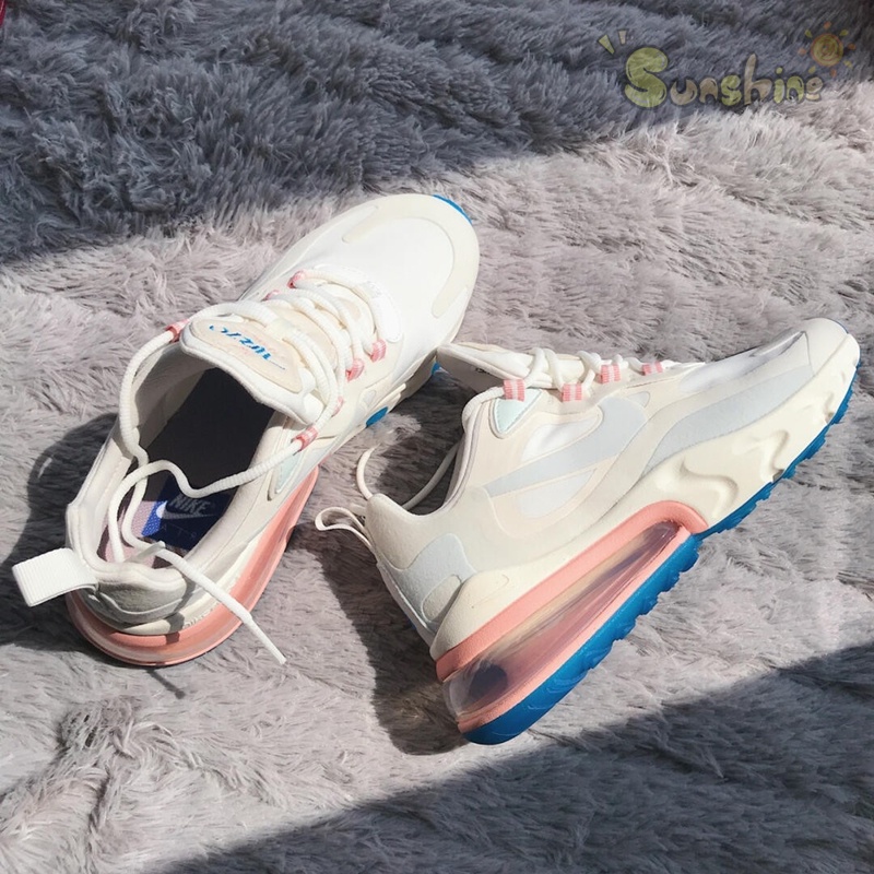 Sunshine☀ Nike Air Max 270 React 休閒鞋 慢跑鞋 女鞋 棉花糖 AT6174-100