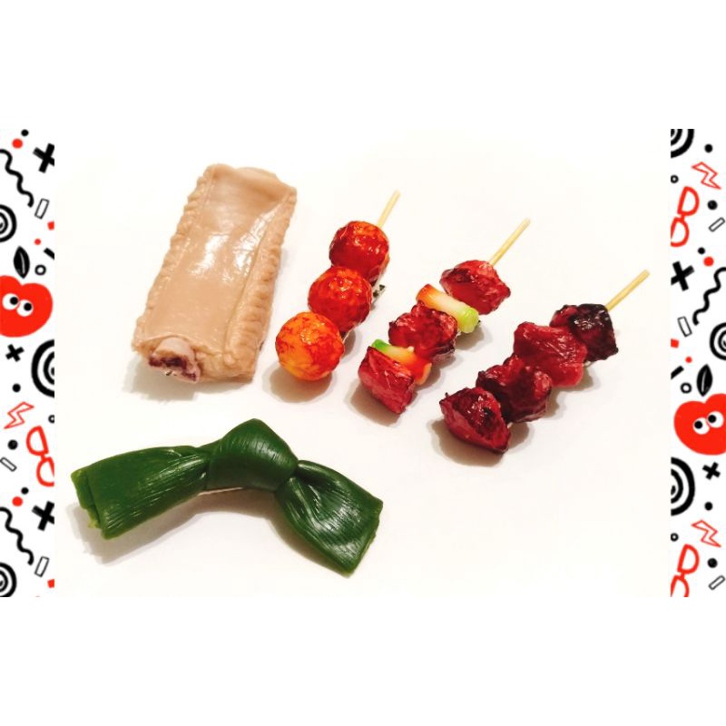 擬真 搞怪 髮夾 現貨 平價▶️ 肚子餓系列👉好粗串燒🔥