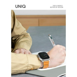 雙色可3種佩戴 UNIQ Revix PE 雙色矽膠真皮錶帶 for Apple Watch 42/44/45/49mm