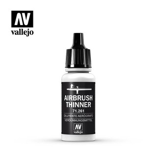 【顏料】【Vallejo】【輔助溶劑】71261 - 噴槍稀釋劑 Airbrush Thinner