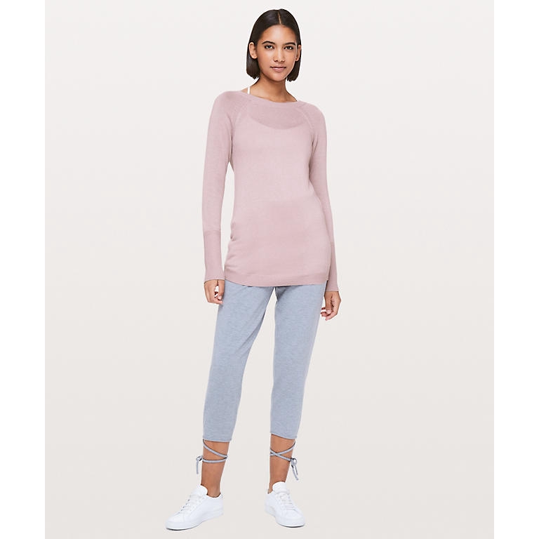 lululemon unity drop back sweater