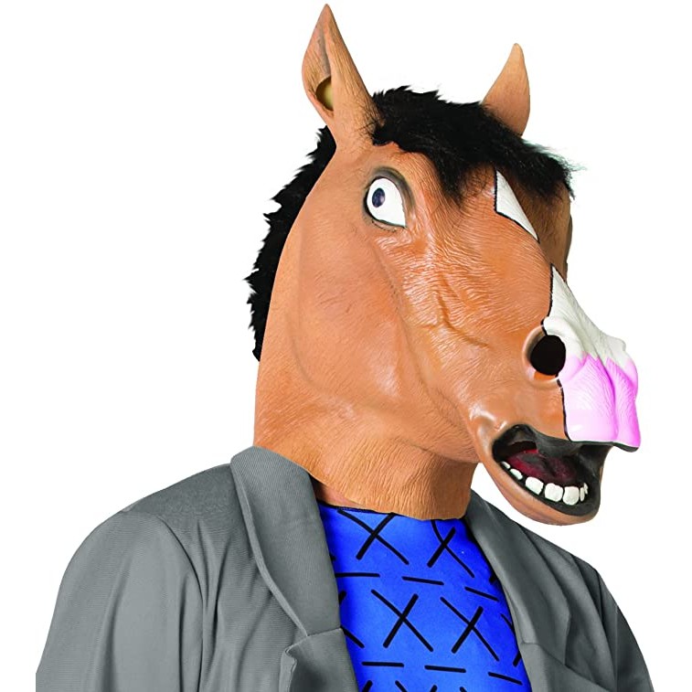 Bojack Horseman 馬男波傑克馬男立體面具 頭套原裝正版進口熱門卡通動畫hacken07 蝦皮購物