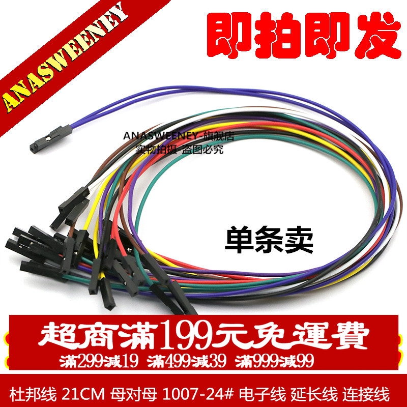 杜邦線21cm 母對母1007 24 電子線延長線連接線 蝦皮購物