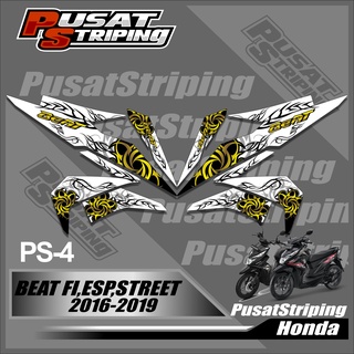 Ps-4 Skotlet 條紋貼紙變化列表 Beat Fi Esp Street 2016-2019 條紋半全節拍 Fi
