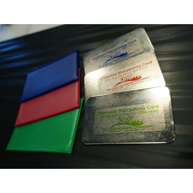 【單幫客】現貨美國DMT 3-inch Dia-Sharp Sharpener 卡片型鑽石磨刀石三片組