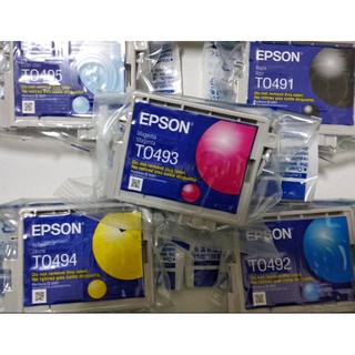 EPSON T0491-495原廠墨水匣適用R210/R230/R310/R350/RX510/RX630/RX650等
