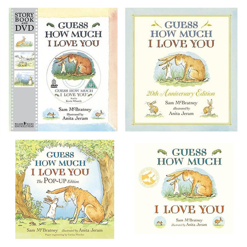 Guess How Much I Love You 猜猜我有多愛你平裝本DVD故事書