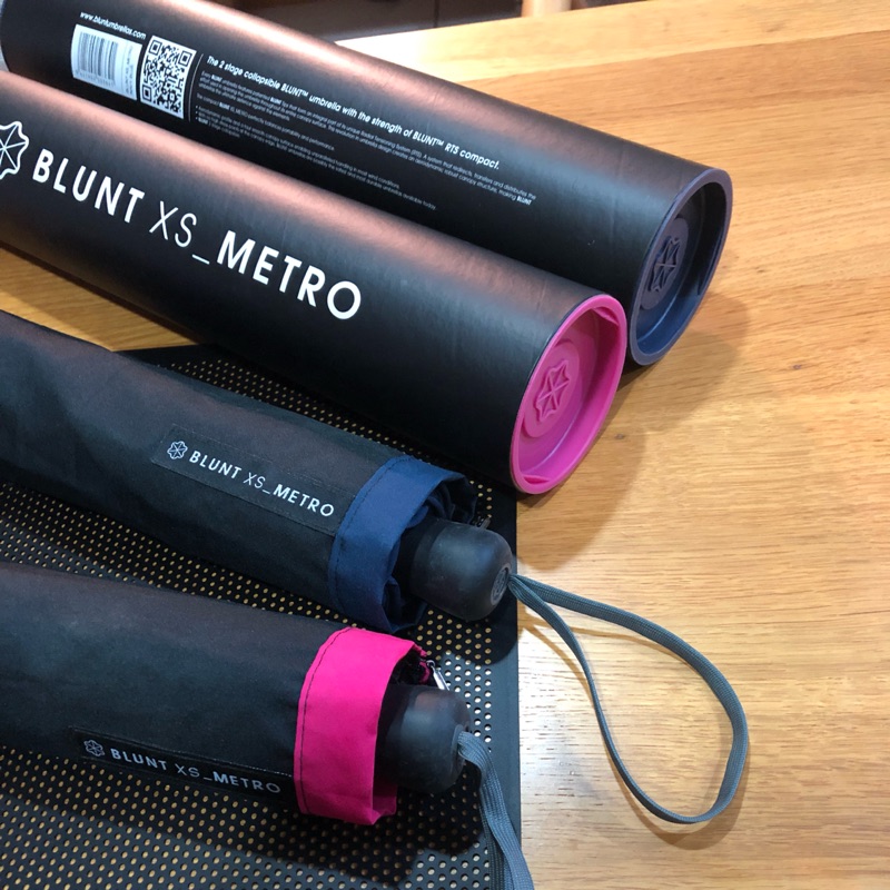 BLUNT xs_METRO Nevy Blue &amp; Pink各一完全抗UV、10級強風傘