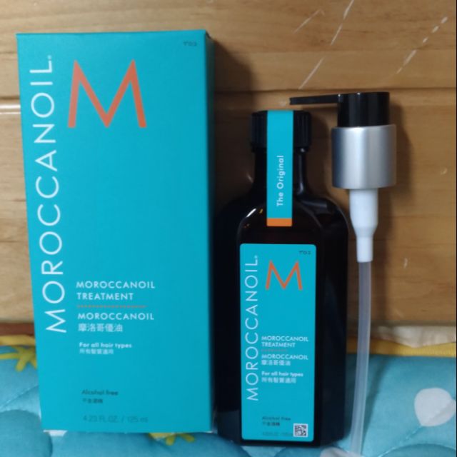 MOROCCANOIL 摩洛哥優油125ml大容量(台灣歐娜總代理)高雄時代百貨購入