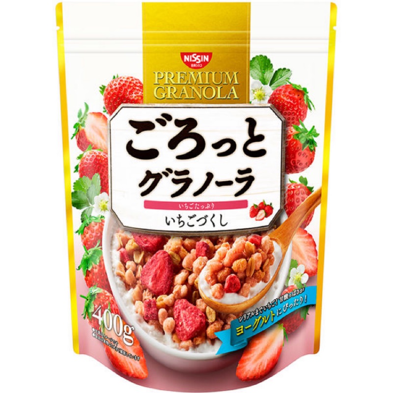 日清草莓麥片400g