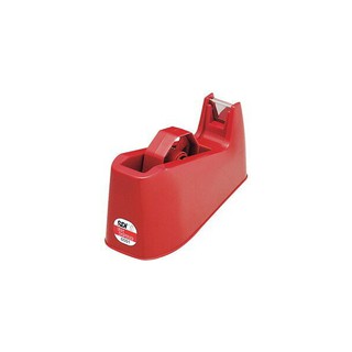 【二加一文具】0501B │桌上型膠帶台 (大) 紅