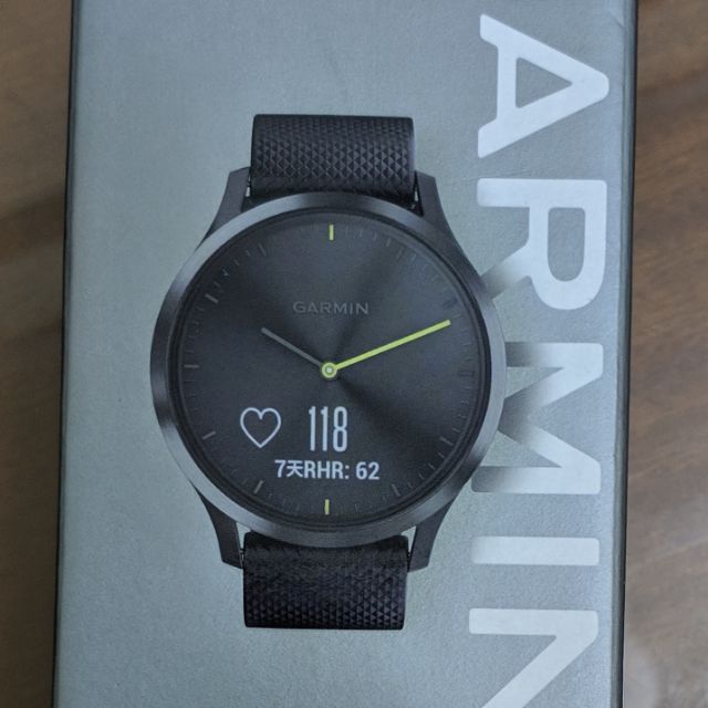 GARMIN vivomove HR 時尚智慧腕錶 運動款

黑色
