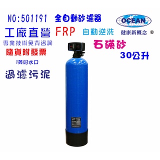 【巡航淨水】地下水處理除汙全戶式水塔過濾器30公升全自動控制石碤砂過濾器餐飲淨水器飲水機 RO純水機.貨號B1191