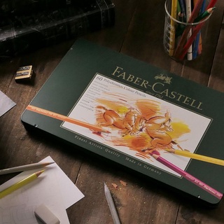 德國 FABER-CASTELL 輝柏 綠盒 藝術家級 油性 色鉛筆 60色『胖媽媽美術文具』