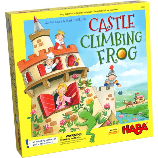 HABA德國桌遊-青蛙爬城堡（Castle Climbing Frog）