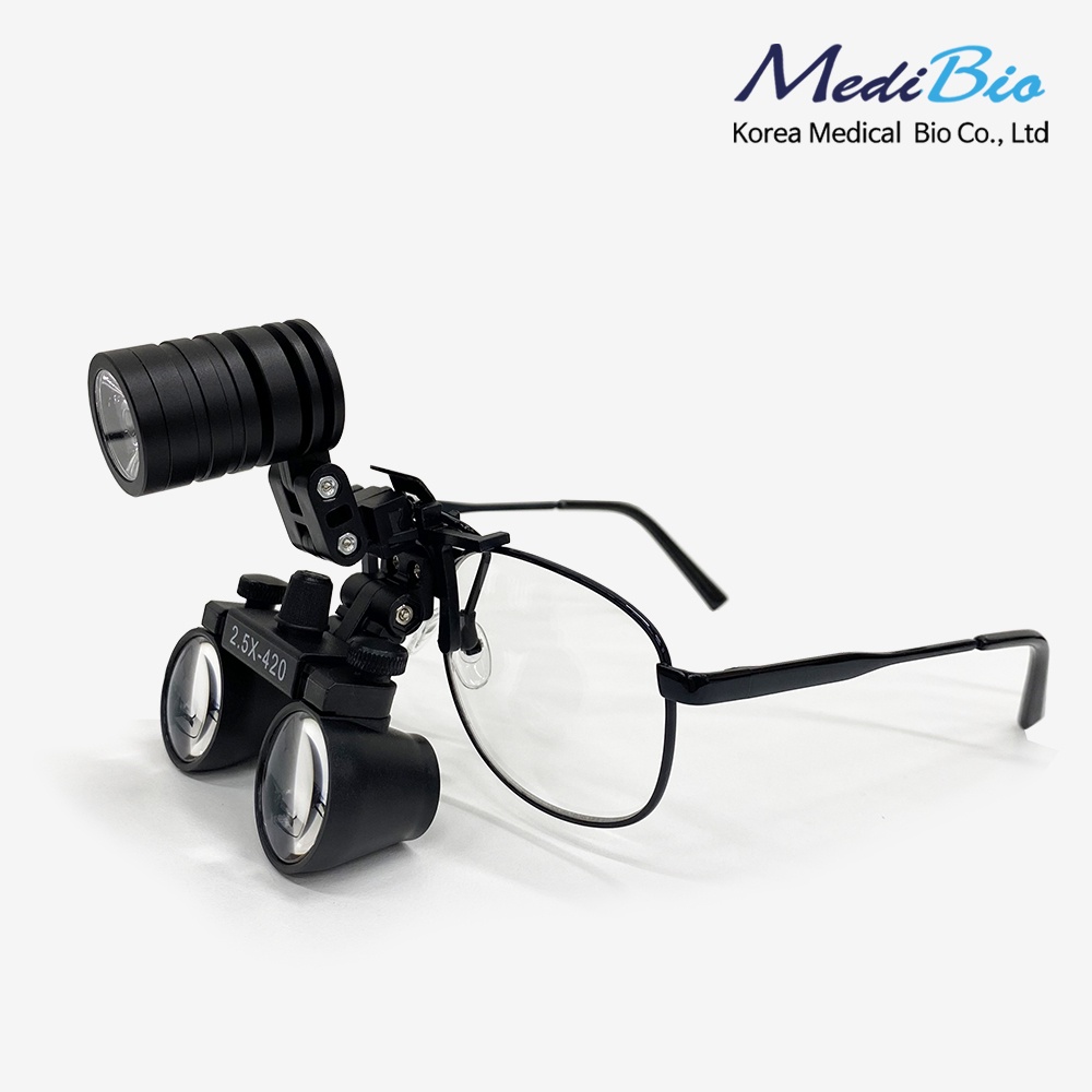 夾子式醫用 LED 大燈雙筒望遠鏡 (2.5x / 3.5x) (護目鏡 / 眼鏡)