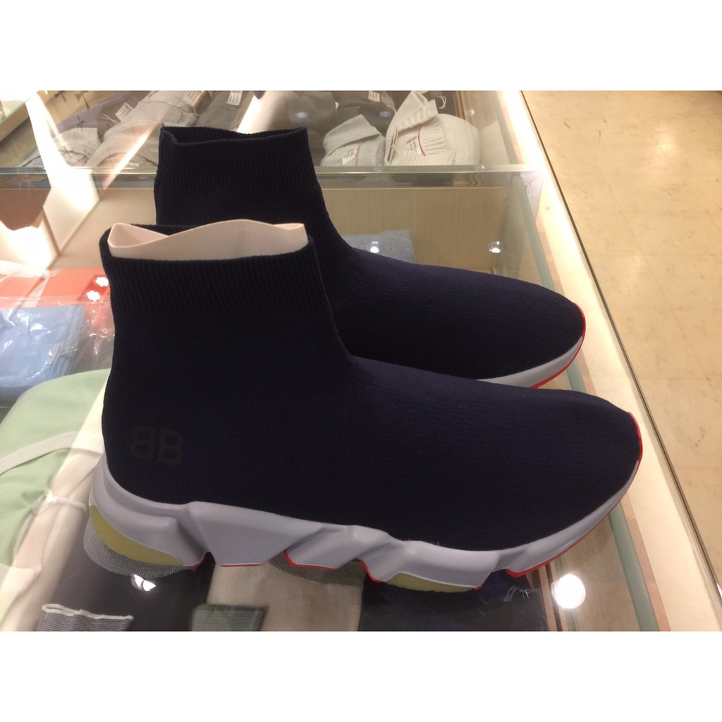 Balenciaga深藍色襪套鞋（2代）