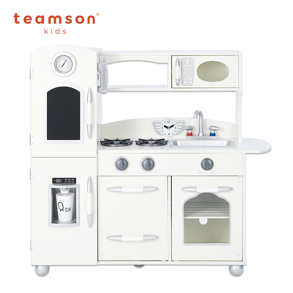 Teamson 奧蘭多北歐風木製廚房玩具-白色