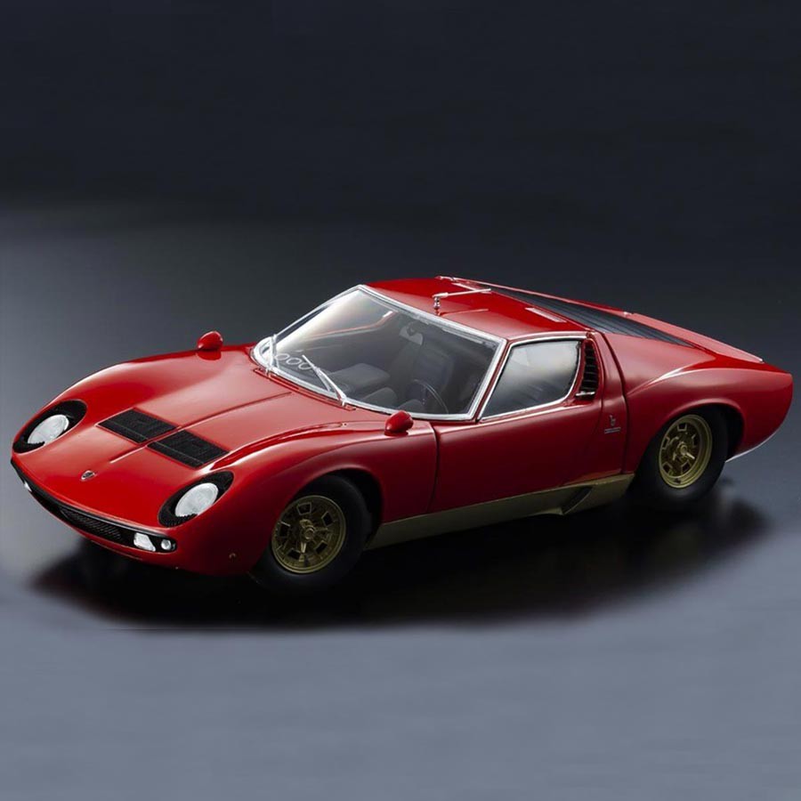 【KYOSHO】1/18 Lamborghini Miura P400S 金屬觀賞車