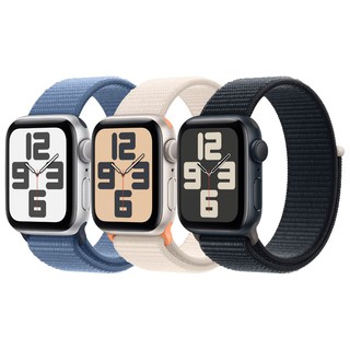 Apple Watch SE2 GPS 40mm 2023款 鋁金屬錶殼/織紋運動型錶環 現貨 廠商直送