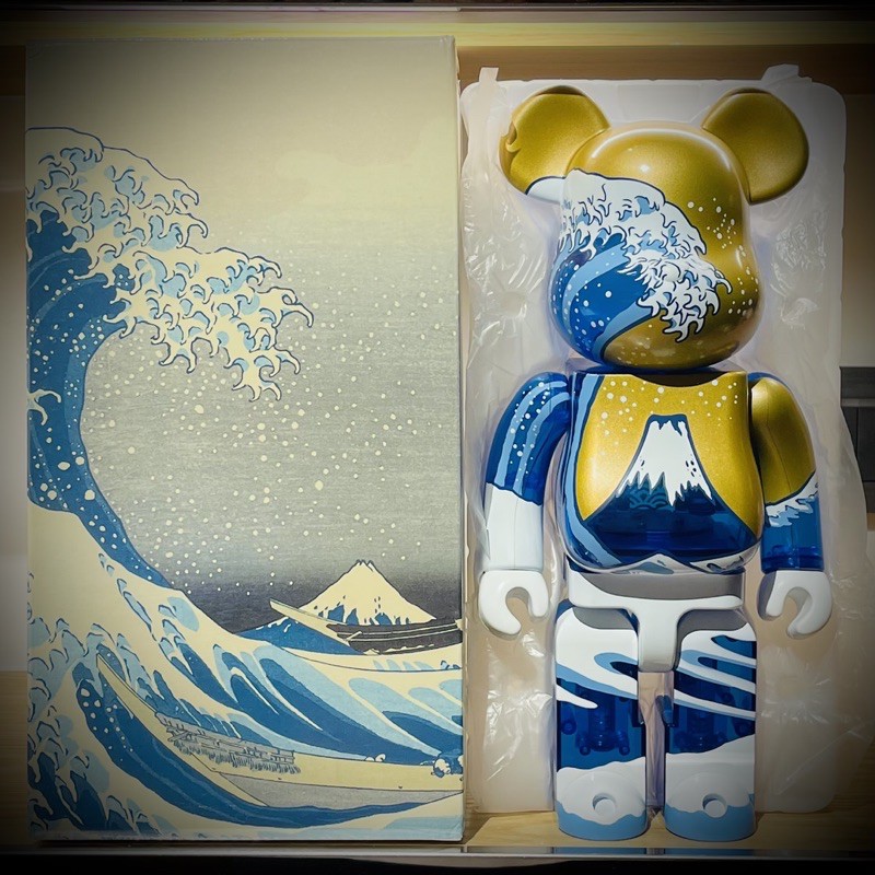 専門店では 葛飾北斎 100 葛飾北斎「神奈川沖浪裏」 富士山BE@RBRICK