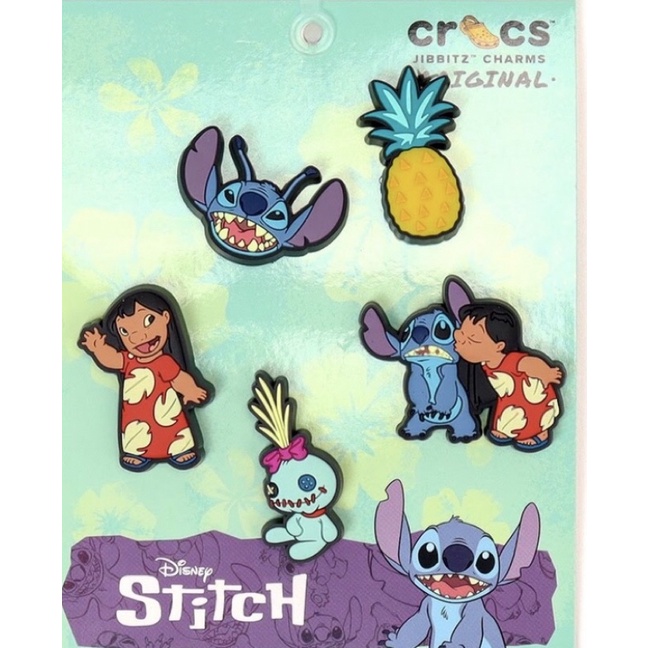 【Crocs鞋扣】迪士尼 Lilo and Stitch Shoetags Jibbitz 史迪奇 10010000