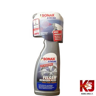 SONAX XTREME Wheel Cleaner PLUS 舒亮 鋁圈清潔劑 去鐵粉 750ml 虎姬漆蠟