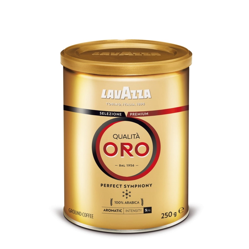 【LAVAZZA】Qualita ORO 金牌特級咖啡粉(罐裝250g)效期至2022.12.30